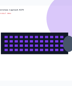 Bàn phím wireless Logitech K270