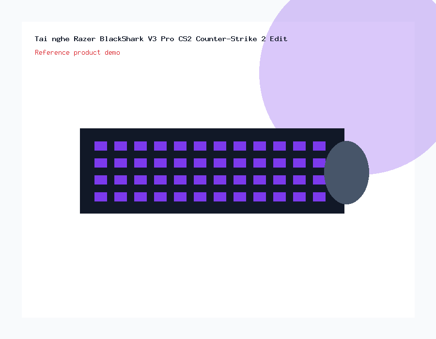 Tai nghe Razer BlackShark V3 Pro CS2 Counter-Strike 2 Edition