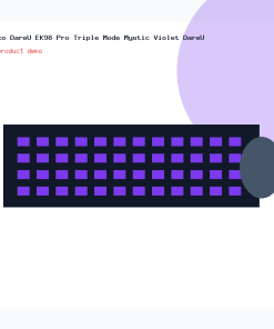 Bàn phím cơ DareU EK98 Pro Triple Mode Mystic Violet DareU Dream switch