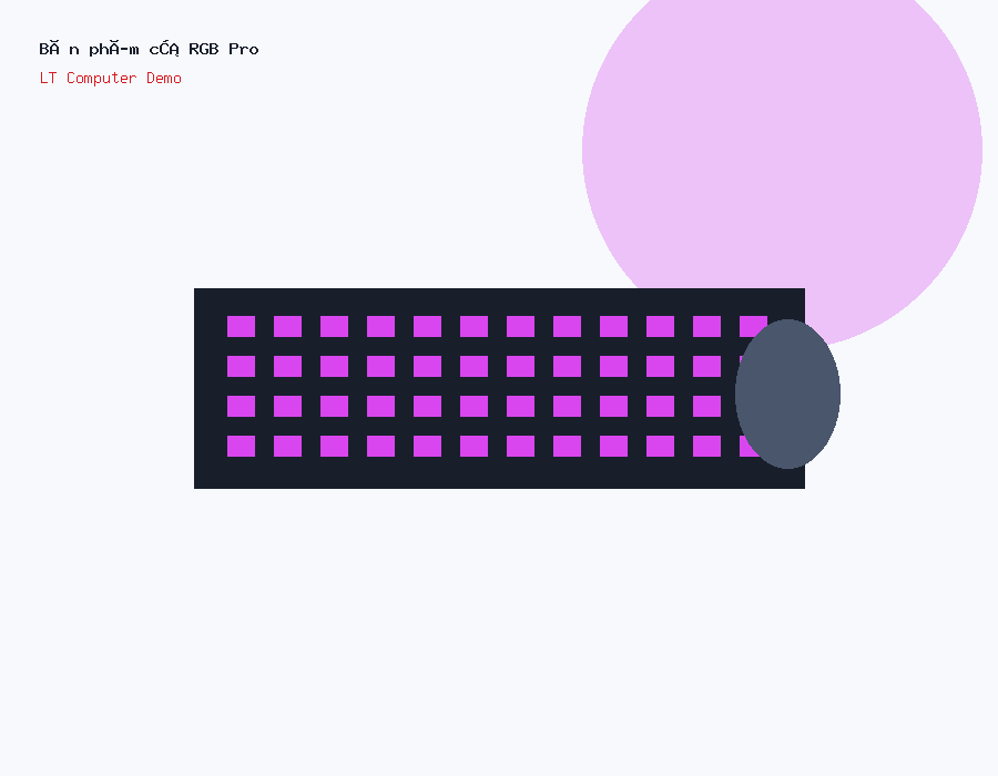 Bàn phím cơ RGB Pro