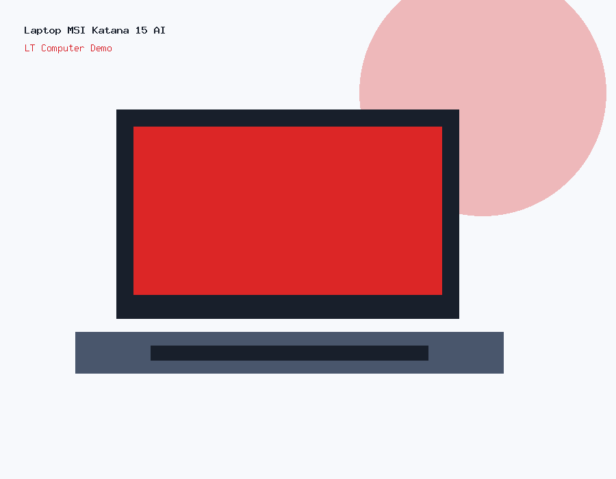 Laptop MSI Katana 15 AI