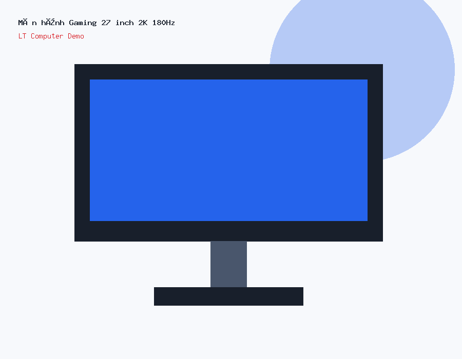 Màn hình Gaming 27 inch 2K 180Hz